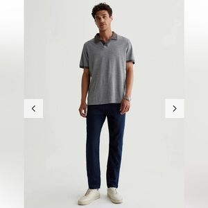 AG Adriano Goldschmied Men’s 32x34 The Tellis Modern Slim Navy Pants